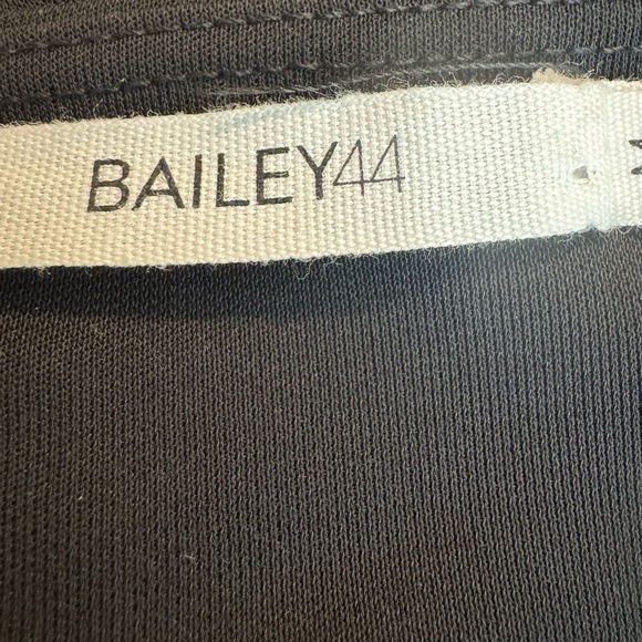 Bailey 44 Long Sleeve Black Libido Dress, Front V Shaped Mesh Panel, Ruching, M - Picture 10 of 10